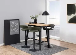 Barhocker Dusty - anthrazit/schwarz