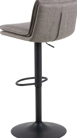 Barhocker Flynn - Gasfeder, Drehung und Reißverschluss - taupe