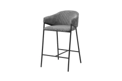 Barhocker Iggy | 54 x 59 x 90 cm | Grau