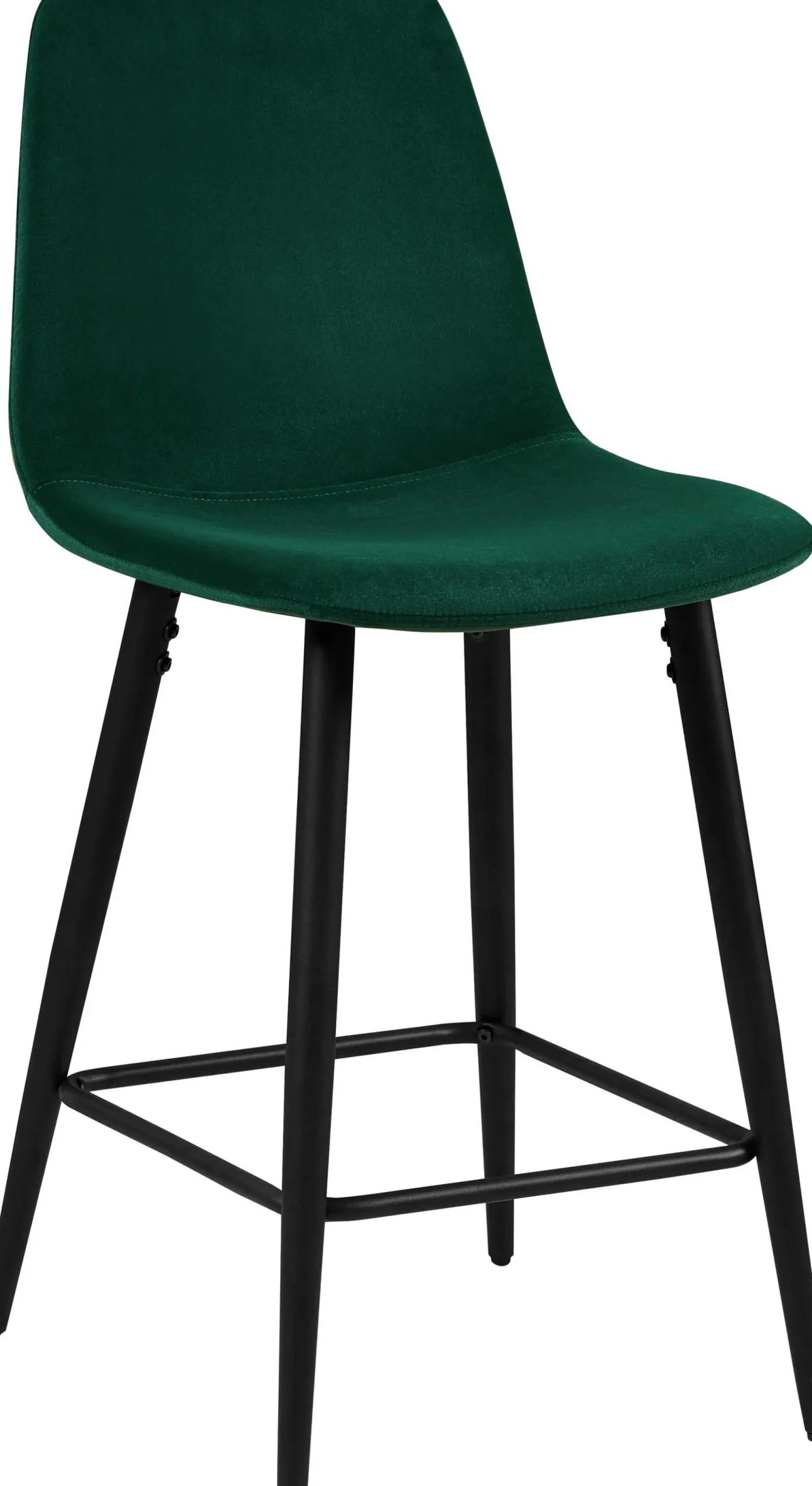 Barhocker Jani grünes Velours