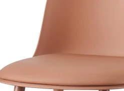 Barhocker Jasmin - 44x51x100cm - mit Kissen - terracotta