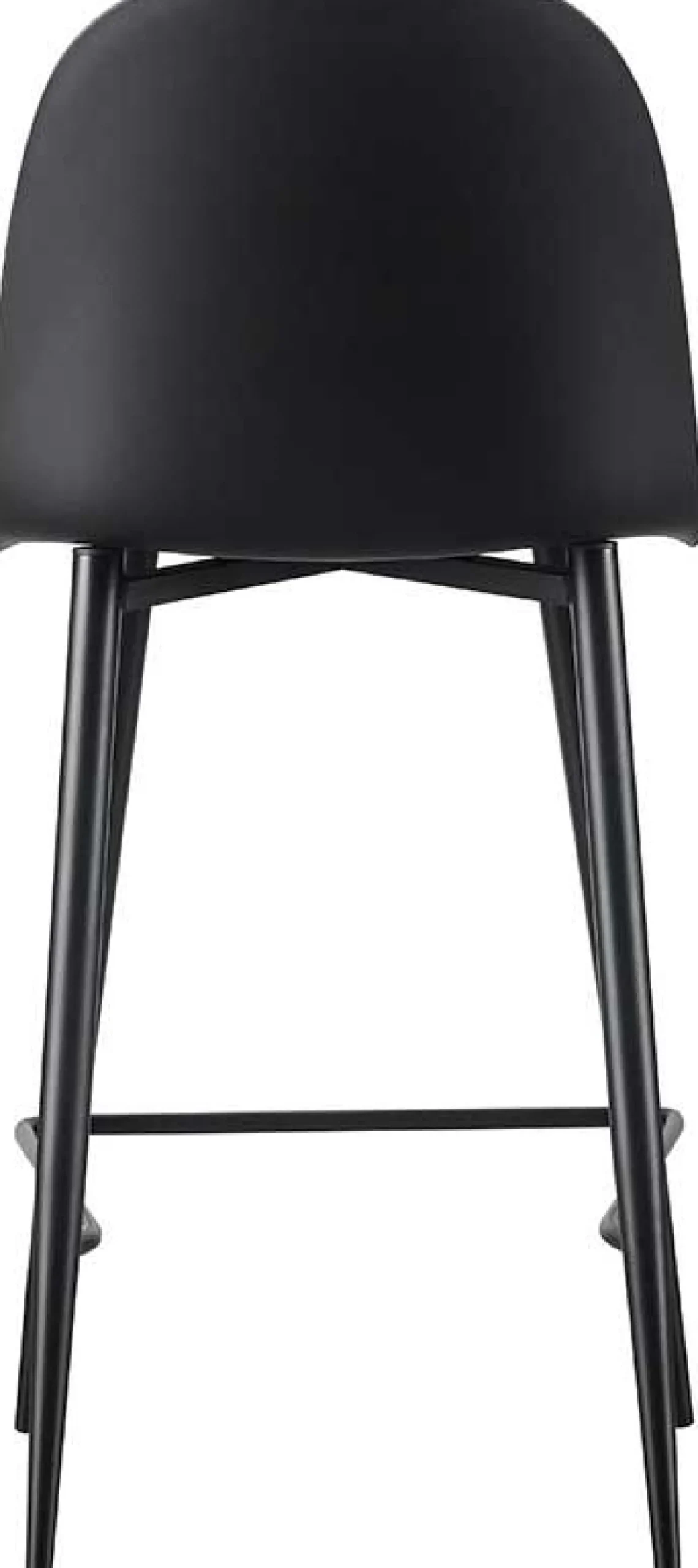 Barhocker Jasmin - 44x51x100cm - mit Kissen - schwarz