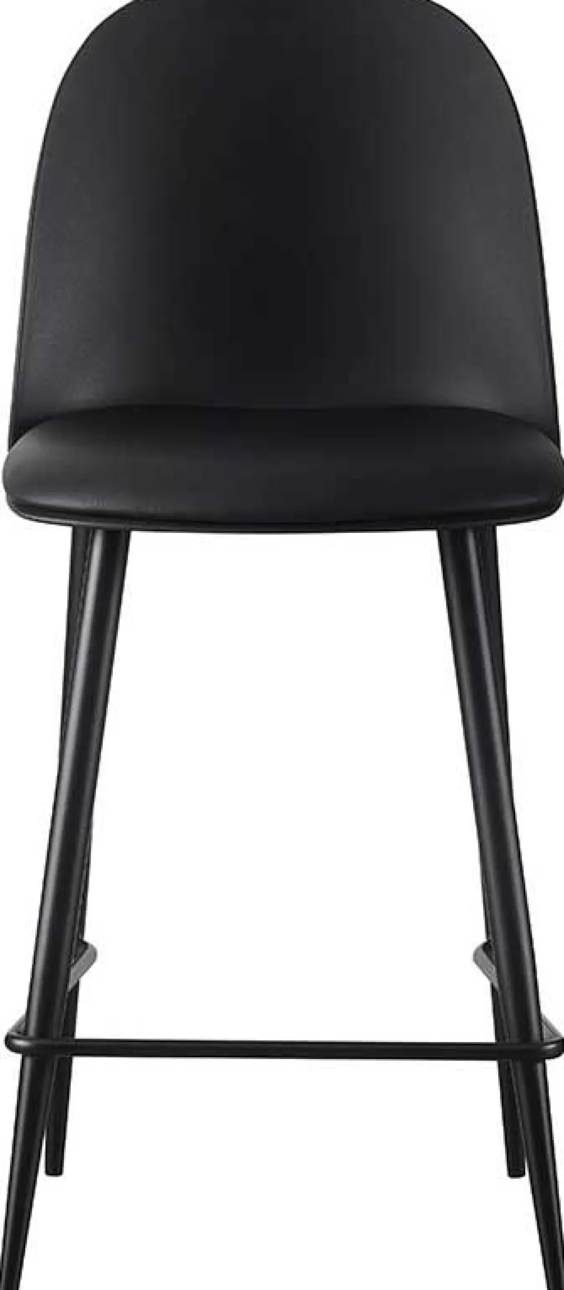 Barhocker Jasmin - 44x51x100cm - mit Kissen - schwarz