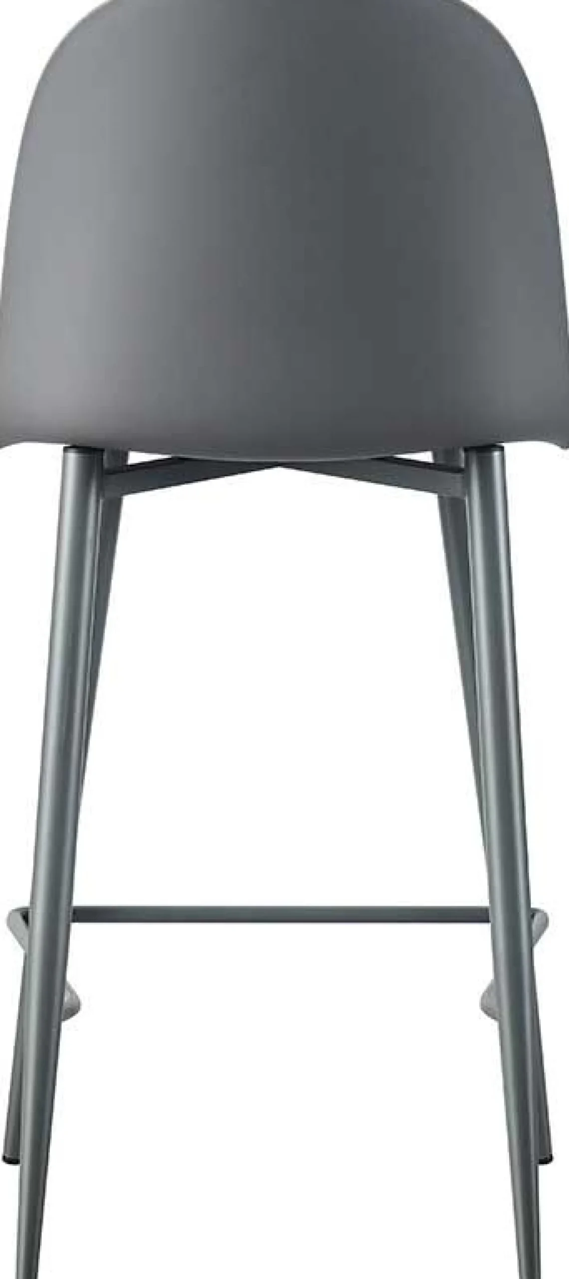 Barhocker Jasmin - 44x51x100cm - mit Kissen - grau