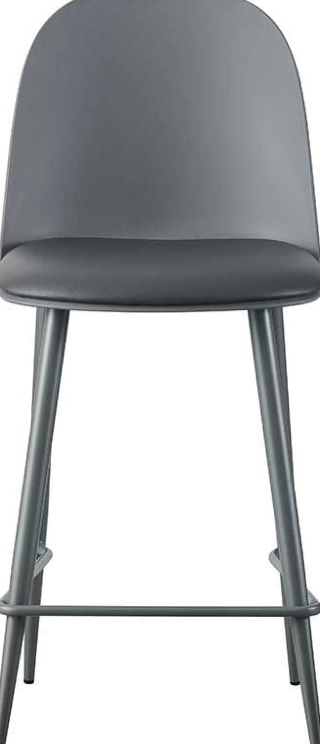 Barhocker Jasmin - 44x51x100cm - mit Kissen - grau