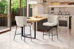 Barhocker Lisa | 52 x 56 x 97 cm | Beige