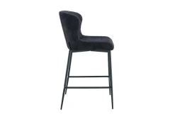 Barhocker Lisa | 52 x 56 x 97 cm | Dunkelgrau