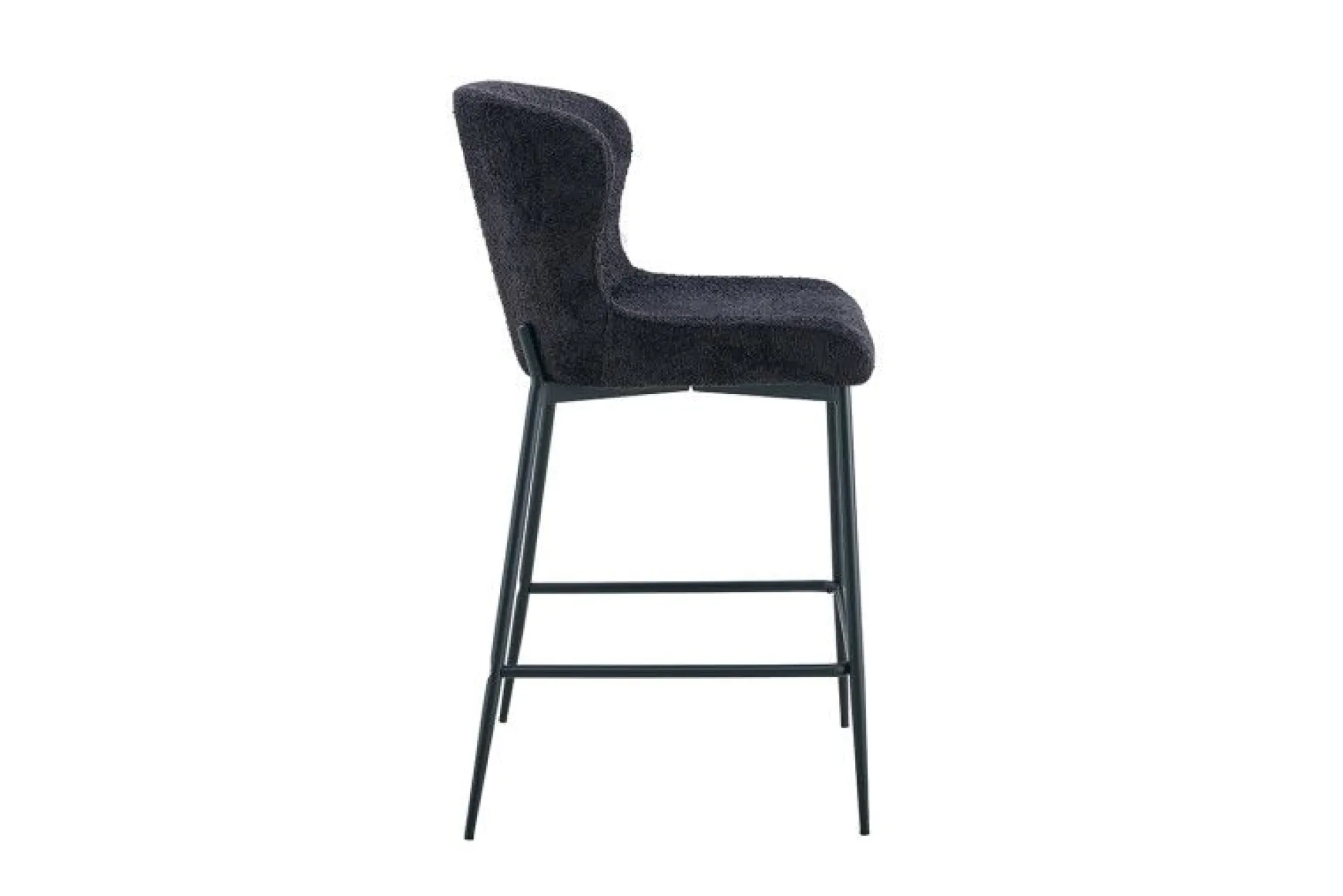 Barhocker Lisa | 52 x 56 x 97 cm | Dunkelgrau