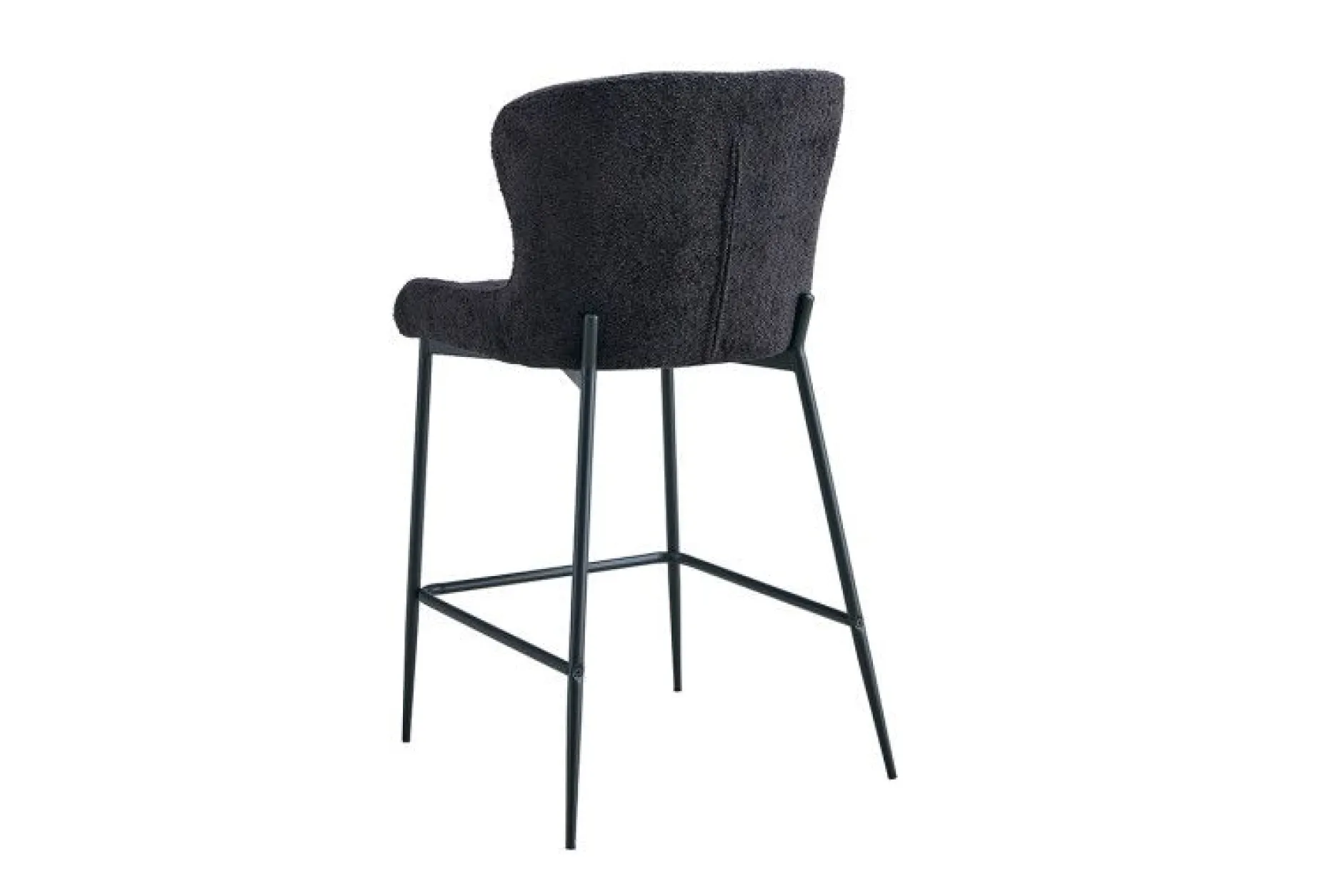 Barhocker Lisa | 52 x 56 x 97 cm | Dunkelgrau