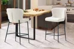 Barhocker Lisa | 52 x 56 x 97 cm | Weiß