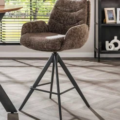 Barhocker Lungo - 56x60x99cm - drehbar - taupe