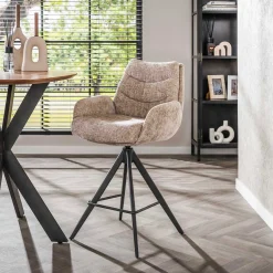Barhocker Lungo - 56x60x99cm - drehbar - sand