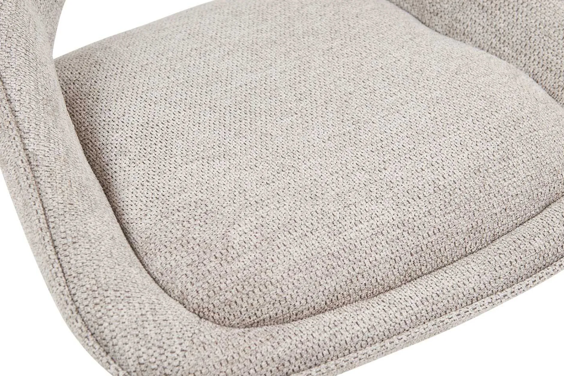 Barhocker Morris - 51x53x100-121cm - verstellbar - hellgrauer Stoff
