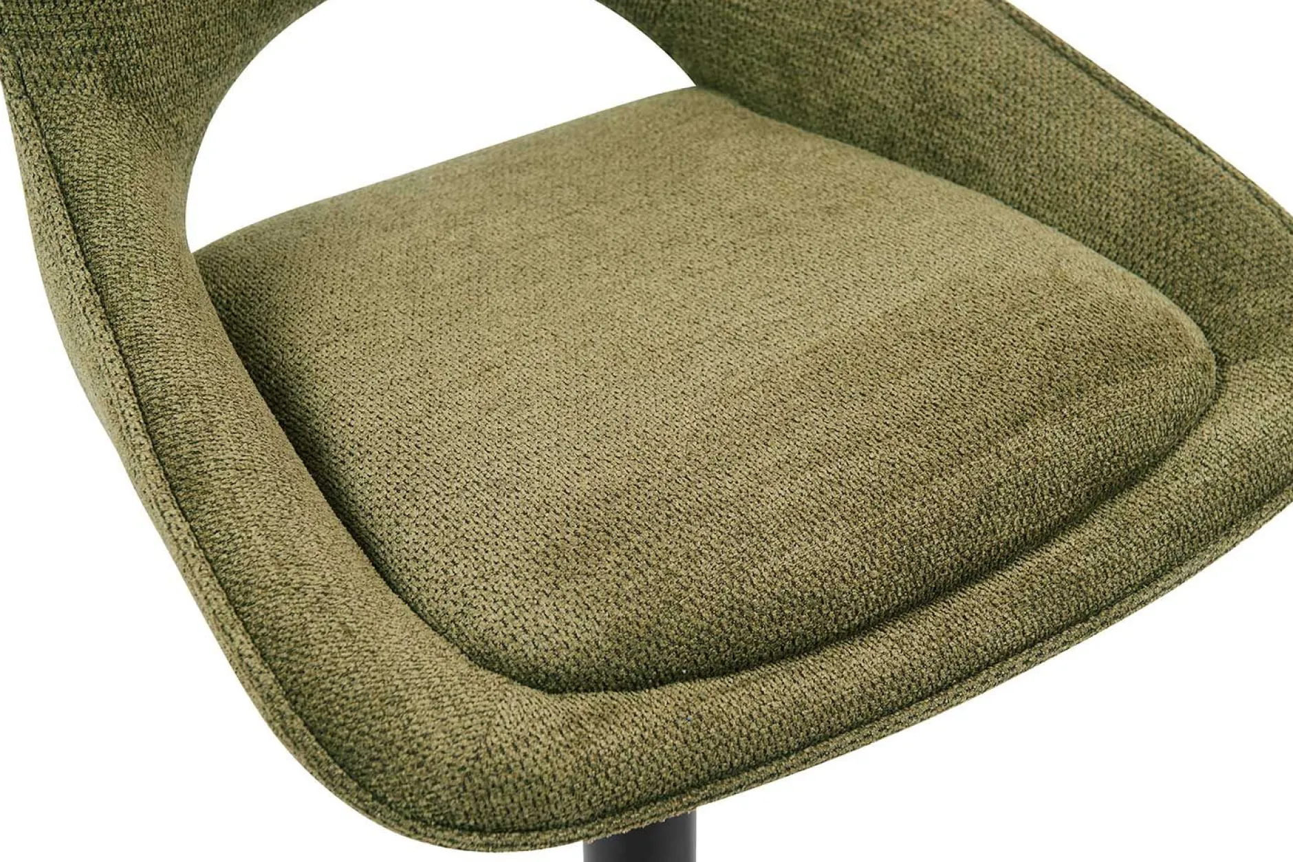 Barhocker Morris - 51x53x100-121cm - verstellbar - grüner Stoff