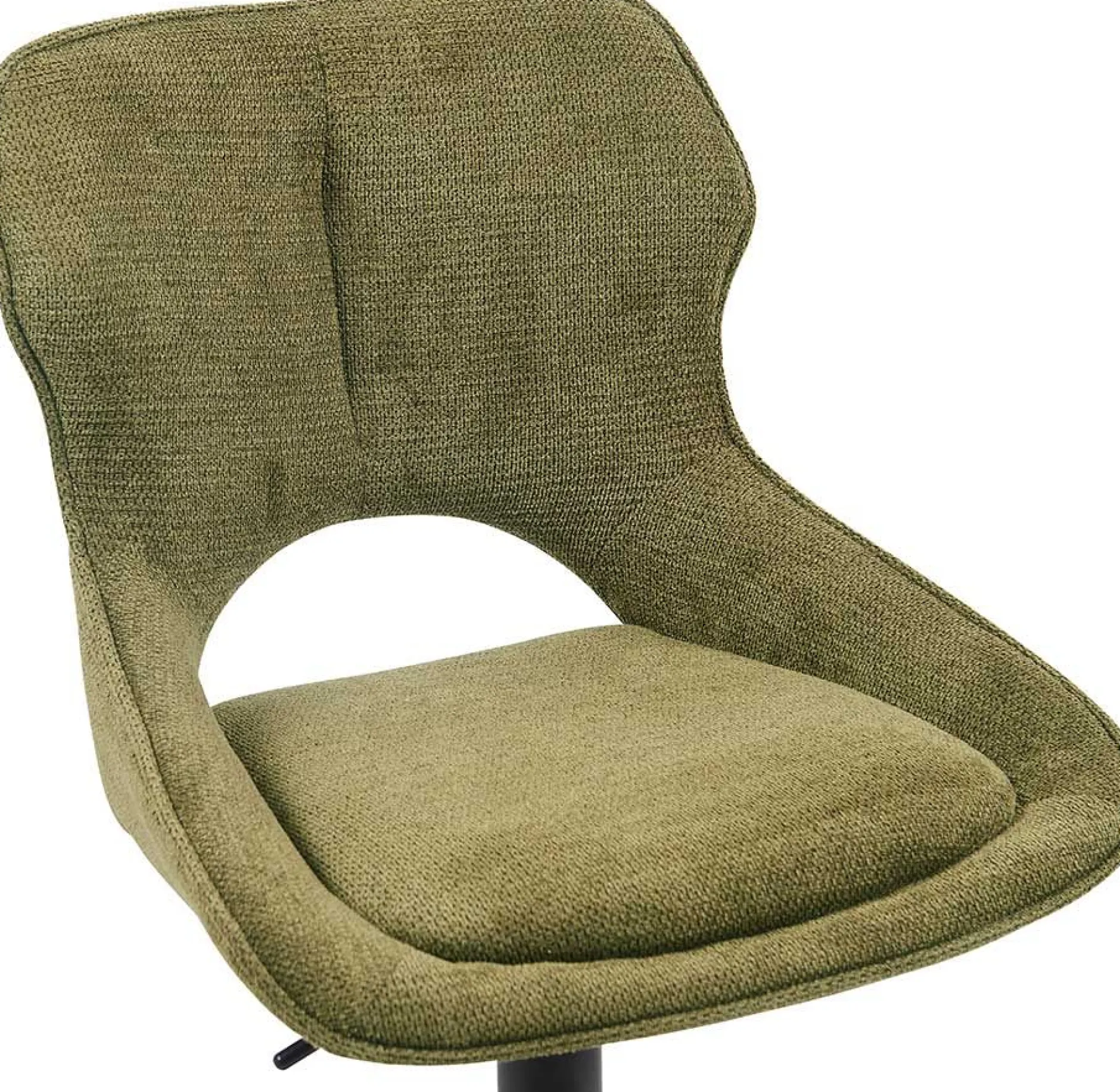 Barhocker Morris - 51x53x100-121cm - verstellbar - grüner Stoff