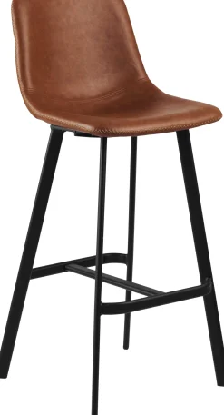 Barhocker Oregon Kunstleder - braun