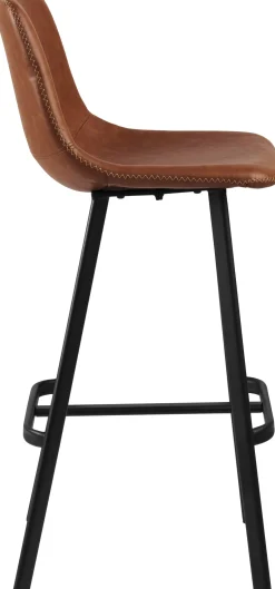 Barhocker Oregon Kunstleder - braun