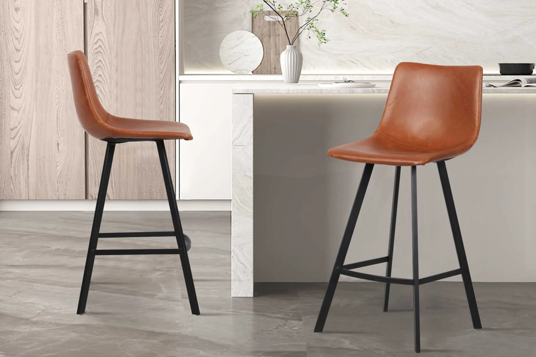 Barhocker Ozan 68cm - cognac