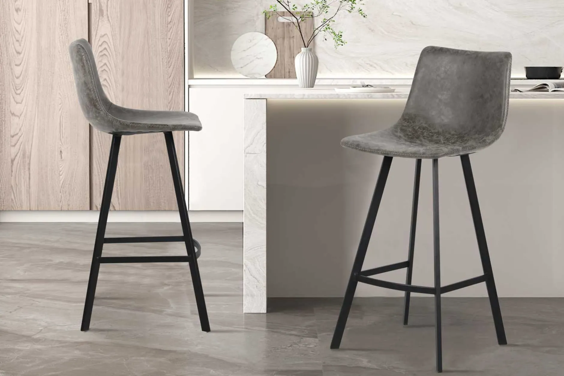 Barhocker Ozan 78cm - grau