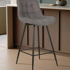 Barhocker Riva | 46 x 55 x 93 cm | Grau