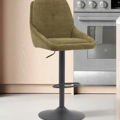 Barhocker Sabine - 50x60x100-121cm - verstellbar - drehbar - grün