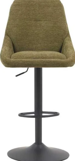 Barhocker Sabine - 50x60x100-121cm - verstellbar - drehbar - grün