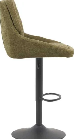 Barhocker Sabine - 50x60x100-121cm - verstellbar - drehbar - grün