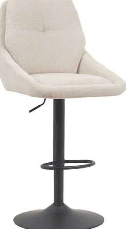 Barhocker Sabine - 50x60x100-121cm - verstellbar - drehbar - ecru