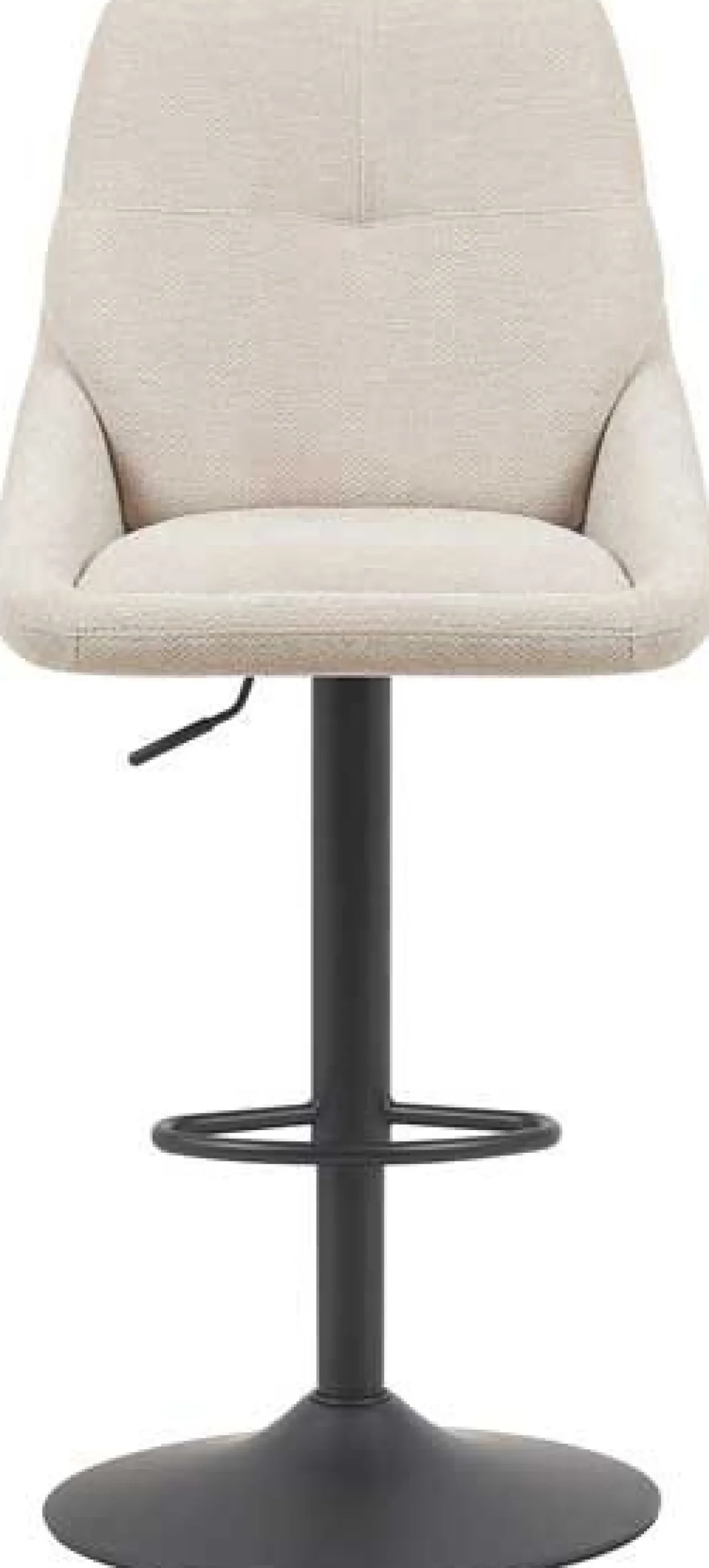 Barhocker Sabine - 50x60x100-121cm - verstellbar - drehbar - ecru