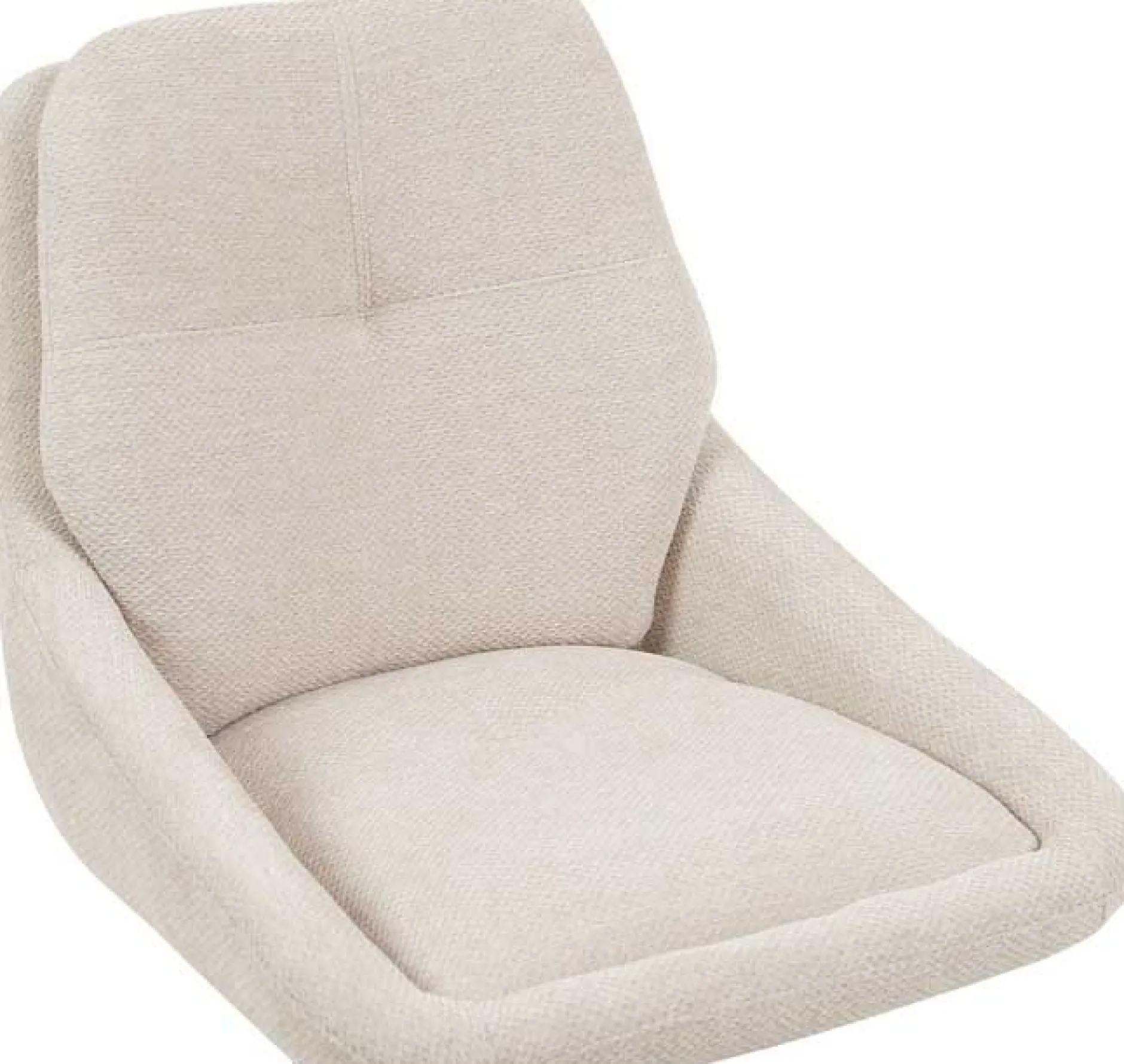 Barhocker Sabine - 50x60x100-121cm - verstellbar - drehbar - ecru