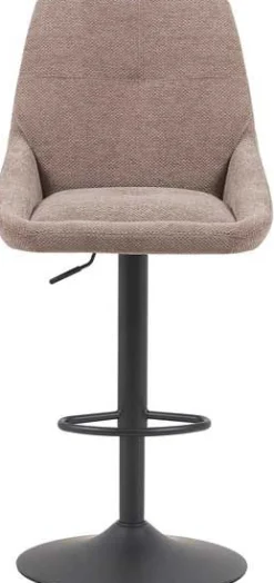 Barhocker Sabine - 50x60x100-121cm - verstellbar - drehbar - sand