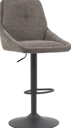 Barhocker Sabine - 50x60x100-121cm - verstellbar - drehbar - grau