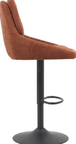Barhocker Sabine - 50x60x100-121cm - verstellbar - drehbar - terracotta