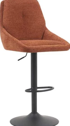 Barhocker Sabine - 50x60x100-121cm - verstellbar - drehbar - terracotta