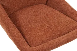 Barhocker Sabine - 50x60x100-121cm - verstellbar - drehbar - terracotta