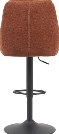 Barhocker Sabine - 50x60x100-121cm - verstellbar - drehbar - terracotta