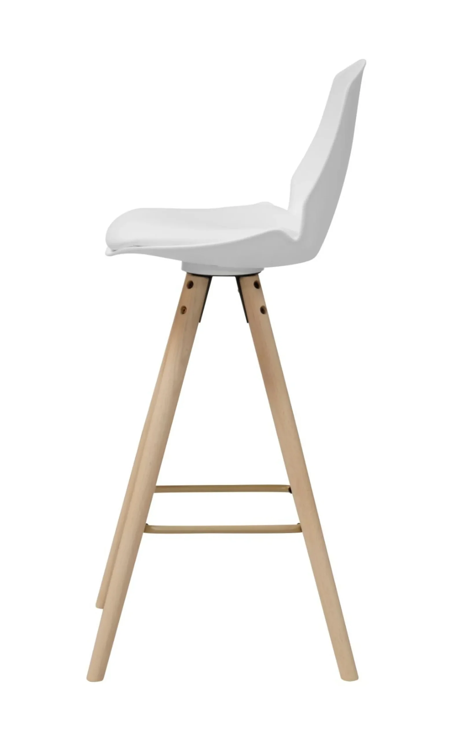 Barhocker Sammy - weiß/beige
