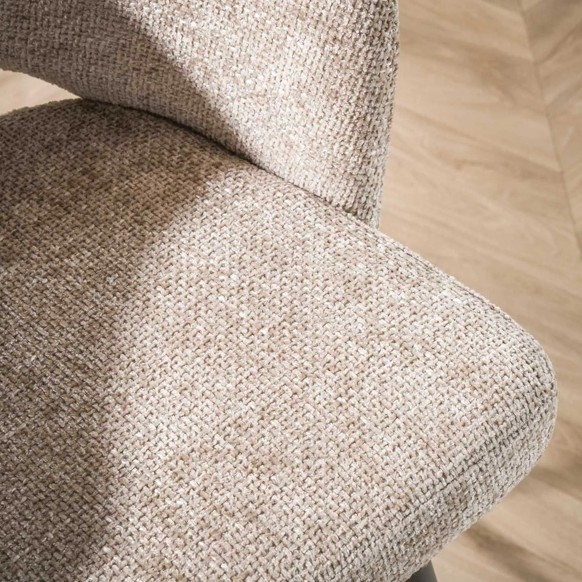 Barhocker Sieglinde - 51x50x94cm - beige bouclé