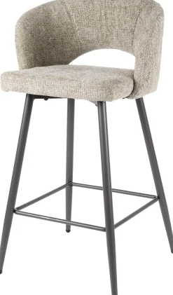 Barhocker Sieglinde - 51x50x94cm - beige bouclé
