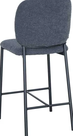 Barhocker Sophia | 45 x 56 x 99 cm | Dunkelgrau