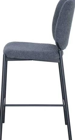 Barhocker Sophia | 45 x 56 x 99 cm | Dunkelgrau
