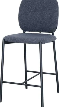 Barhocker Sophia | 45 x 56 x 99 cm | Dunkelgrau