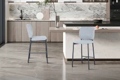 Barhocker Sophia | 45 x 56 x 99 cm | Grau
