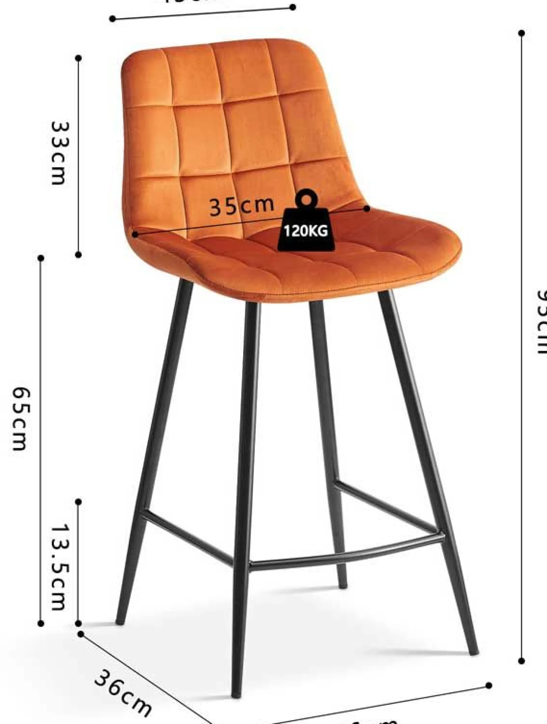 Barhocker Tanja-orange