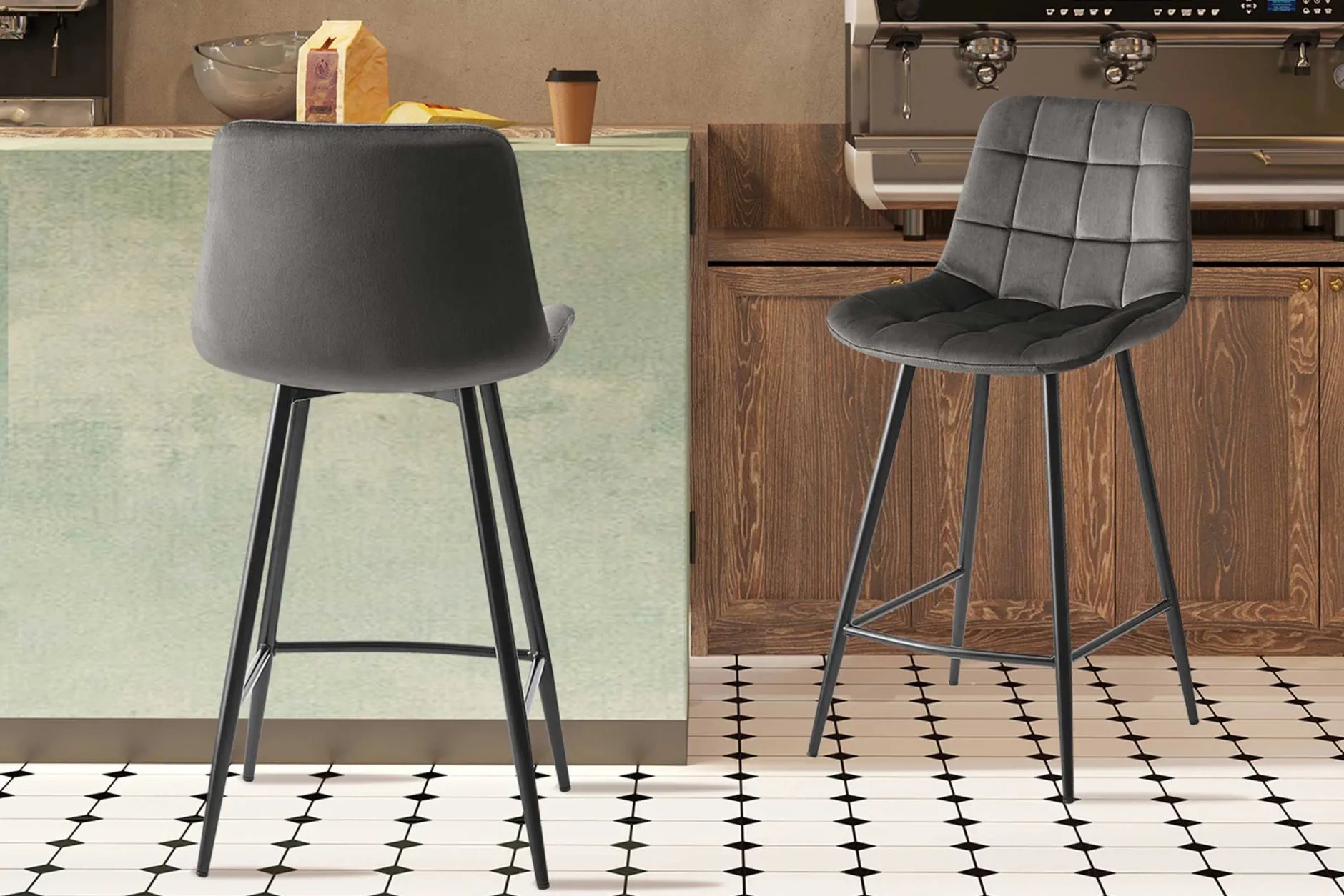 Barhocker Tanja-taupe