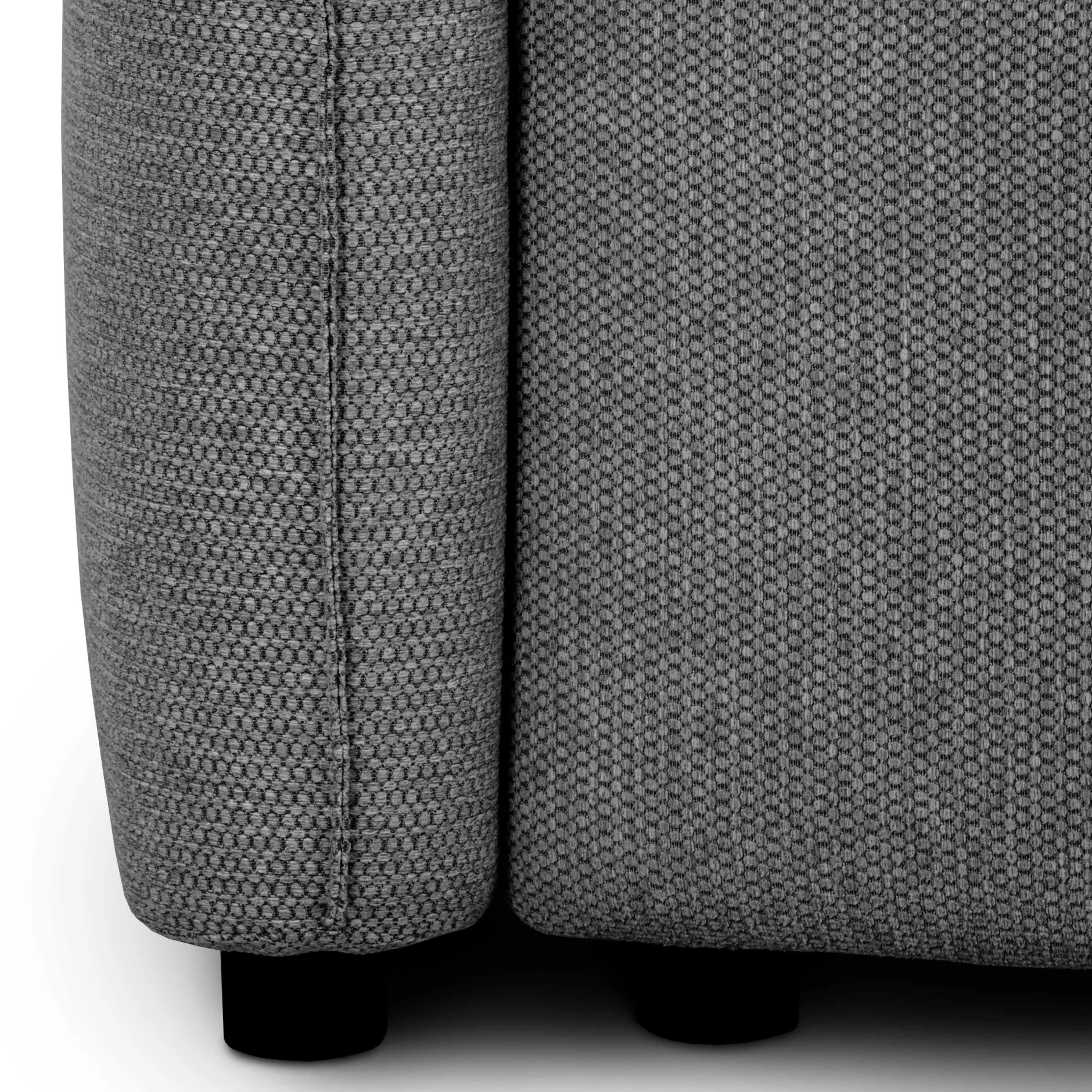Bari 3-Sitzer Sofa 215x100x88cm - mit Stauraum - anthrazit