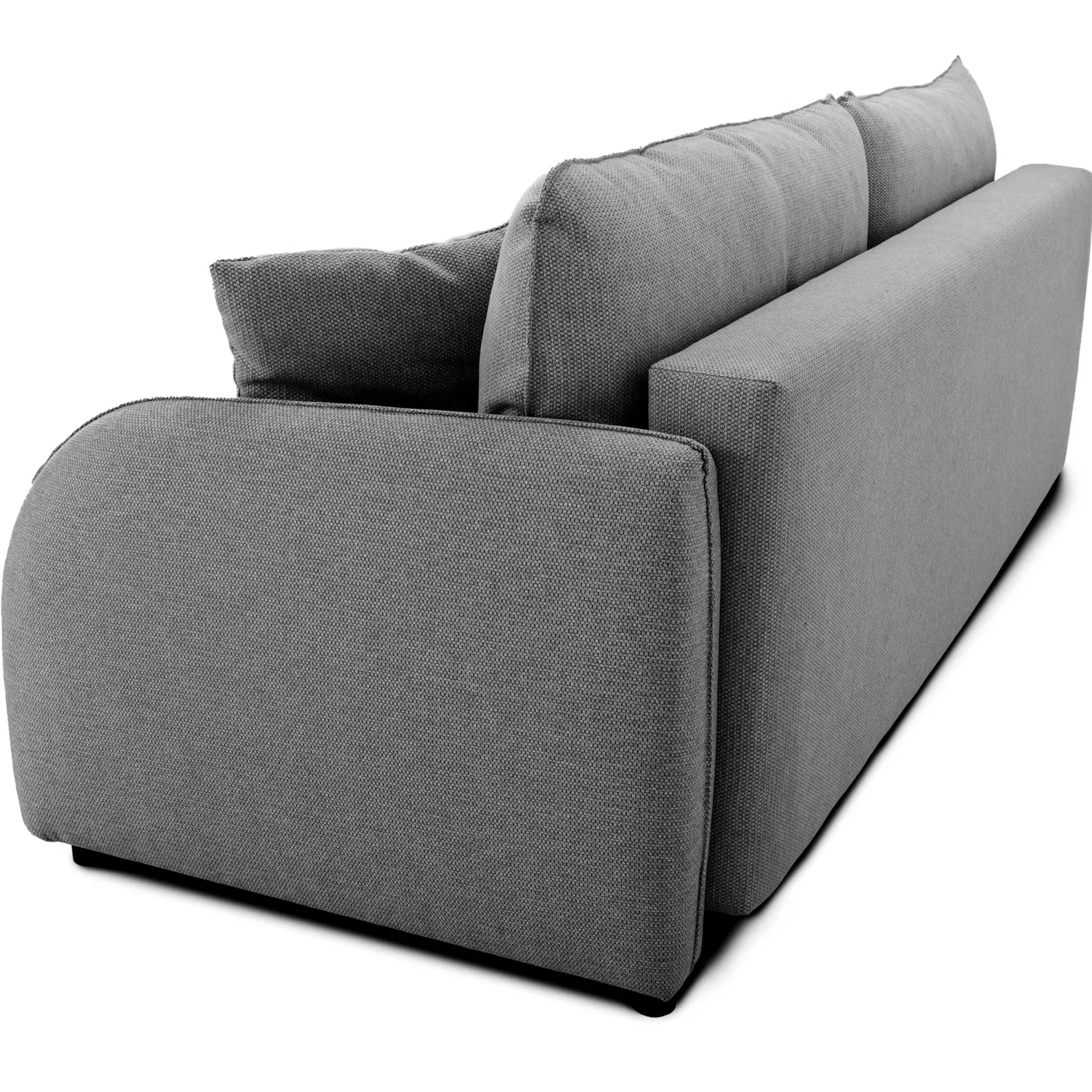 Bari 3-Sitzer Sofa 215x100x88cm - mit Stauraum - anthrazit