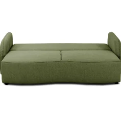 Bari 3-Sitzer Sofa 215x100x88cm - mit Stauraum - olivgrün