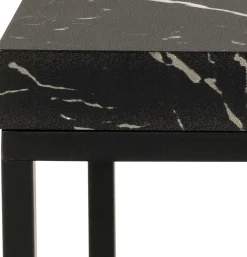Barossa Couchtisch - 40x40x45cm - schwarzer Marmor