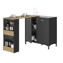 Barschrank Manchester | 60 x 60 x 40 cm | Helvezia Oak Design